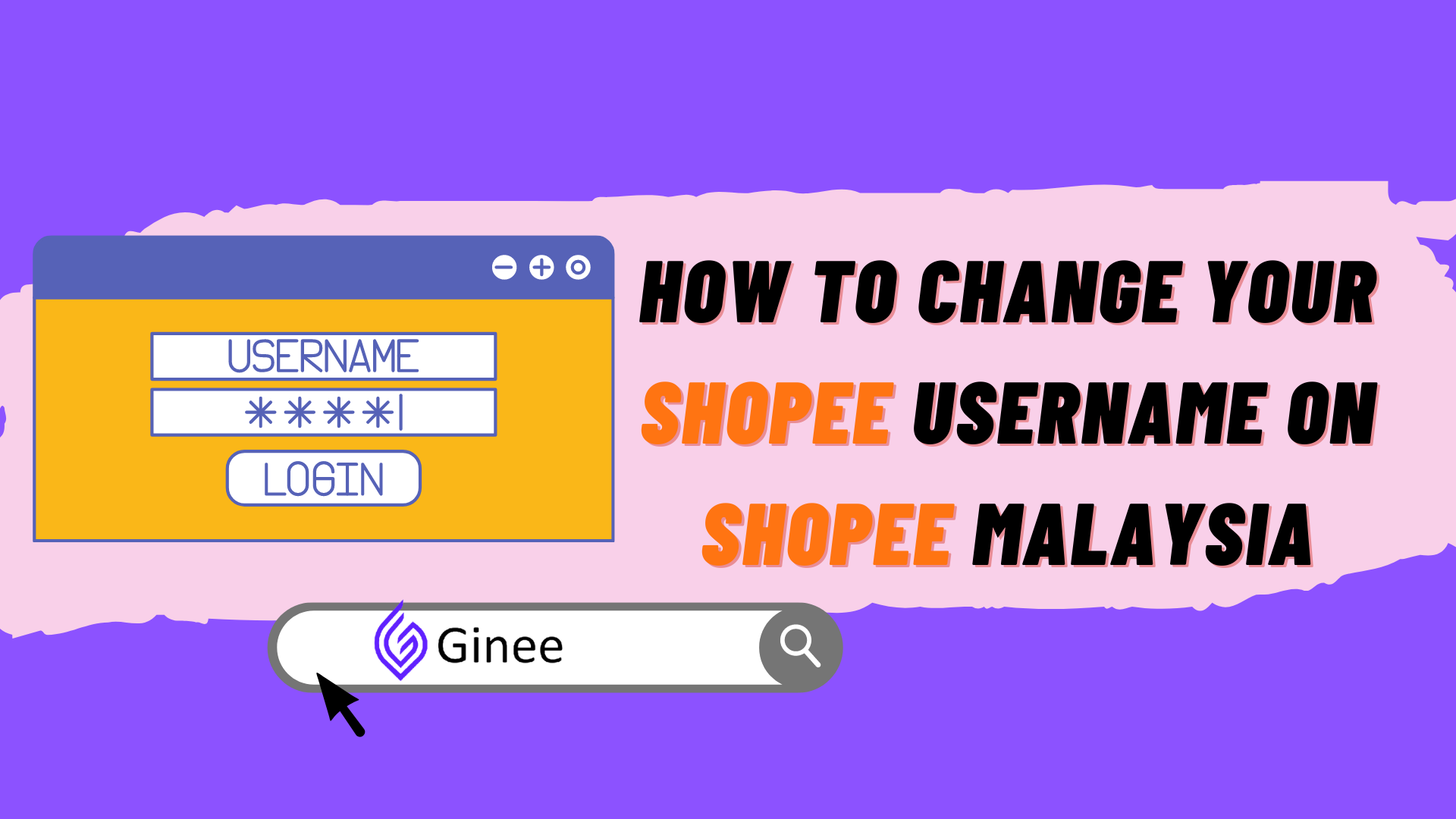 Start Selling on Shopee by Define Shopee Username Malaysia - Ginee