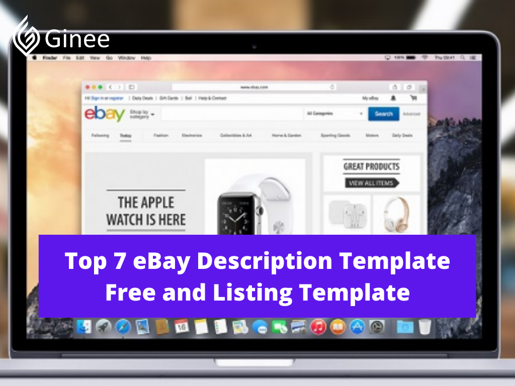 simple ebay description template