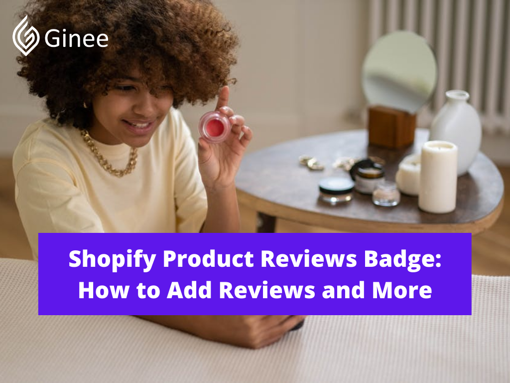 shopify product reviews badge ginee