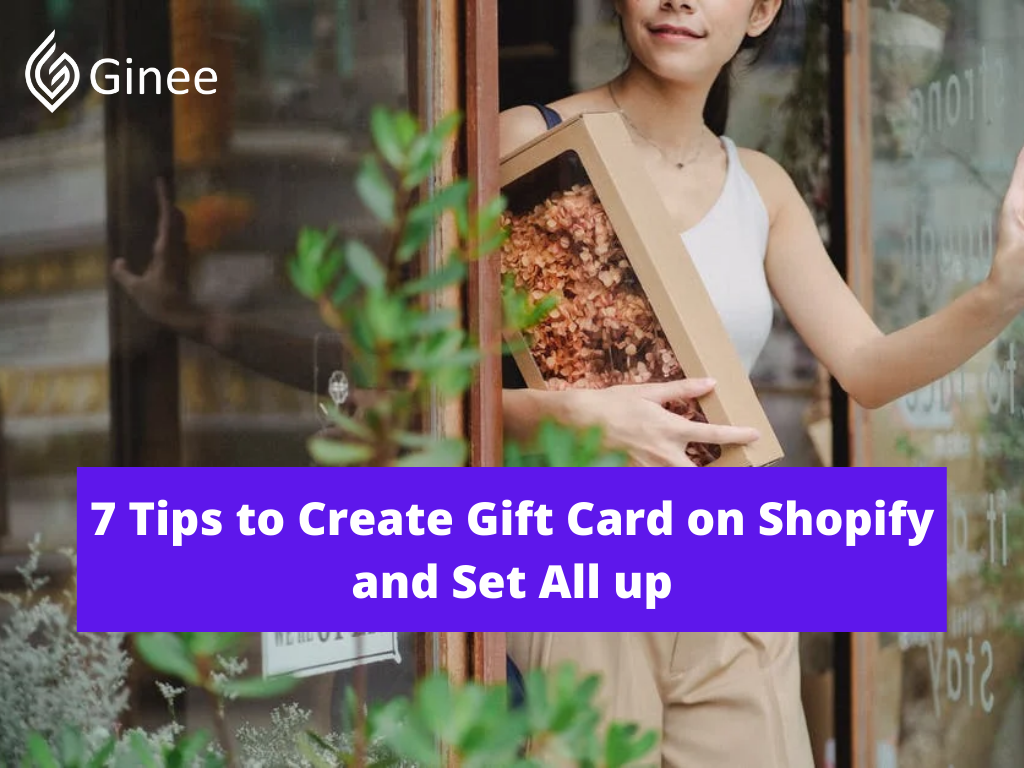 create gift card on shopify ginee