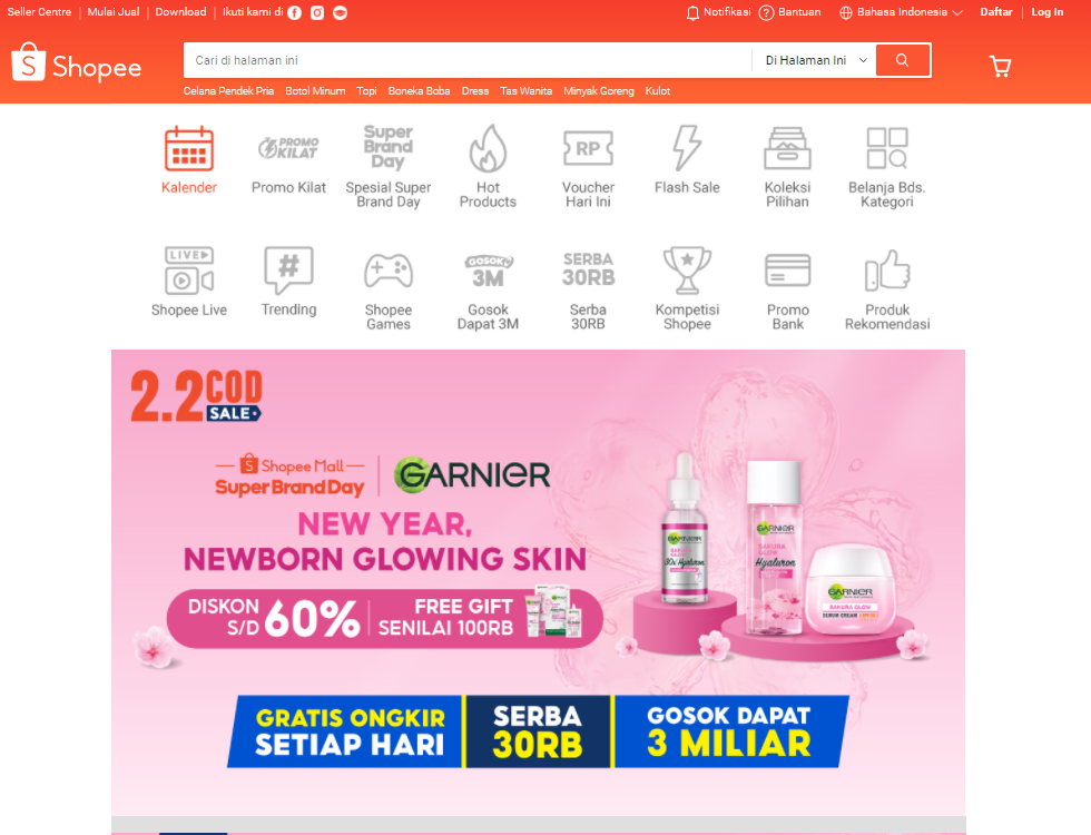 3 Tips Buat Banner Online Shop Shopee Dan Contohnya Ginee