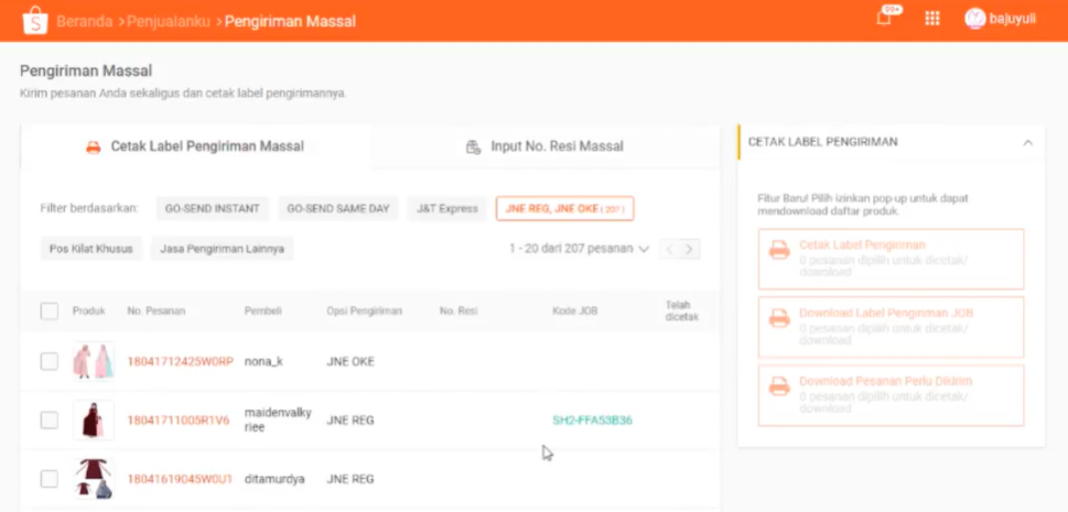 Contoh Invoice Shopee, Cara Cetak, Dan Cara Melihatnya - Ginee