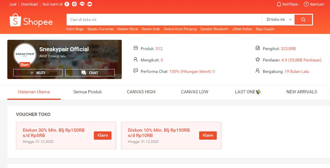 Ukuran Foto Shopee Tips Banner Shopee Dan Foto Sampul Ginee