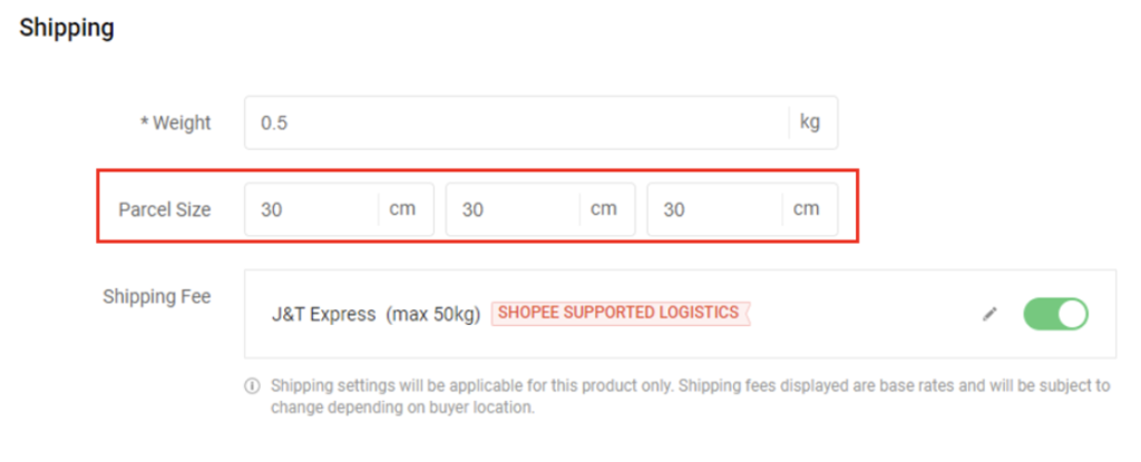 Shopee Parcel Measurement Update Complete Guideline - Ginee