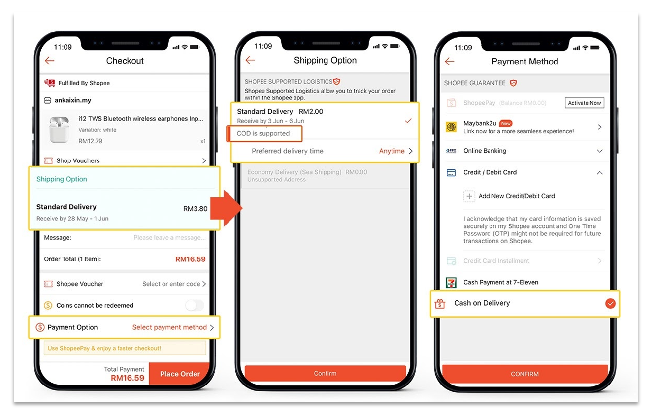 COD in Shopee Process for Sellers and all the Benefits Ginee