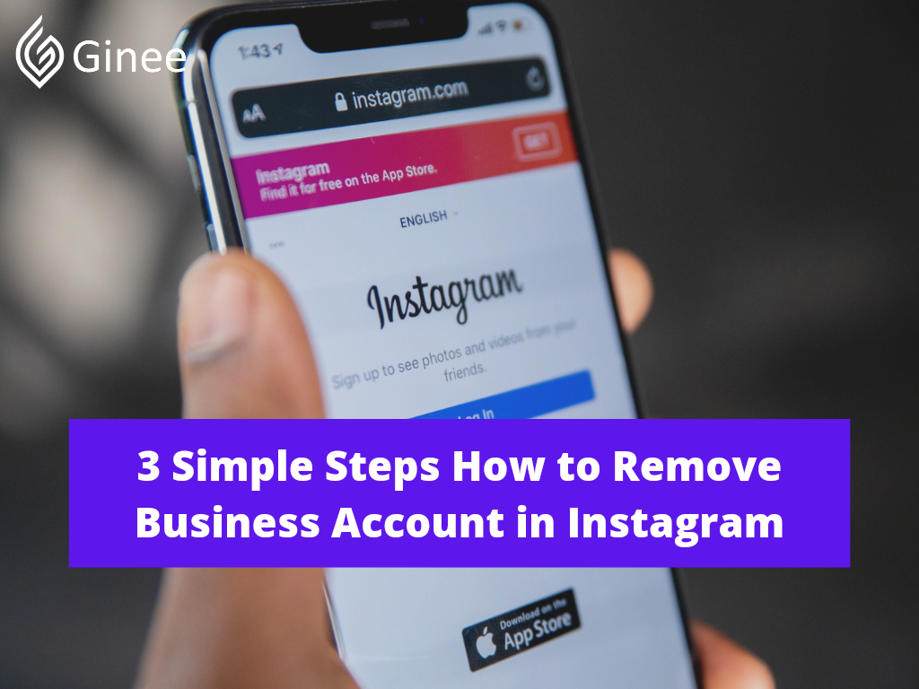 3 Simple Steps How to Remove Business Account in Instagram Ginee