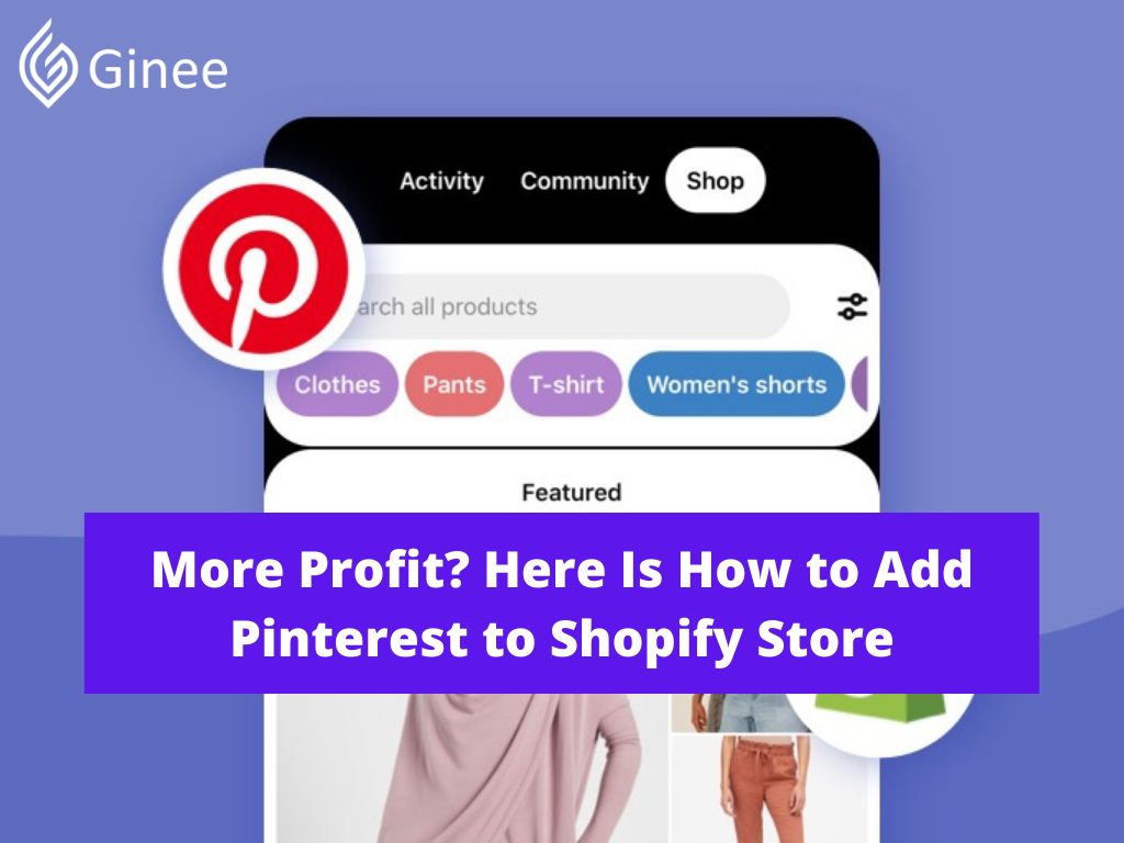 add pinterest to shopify ginee