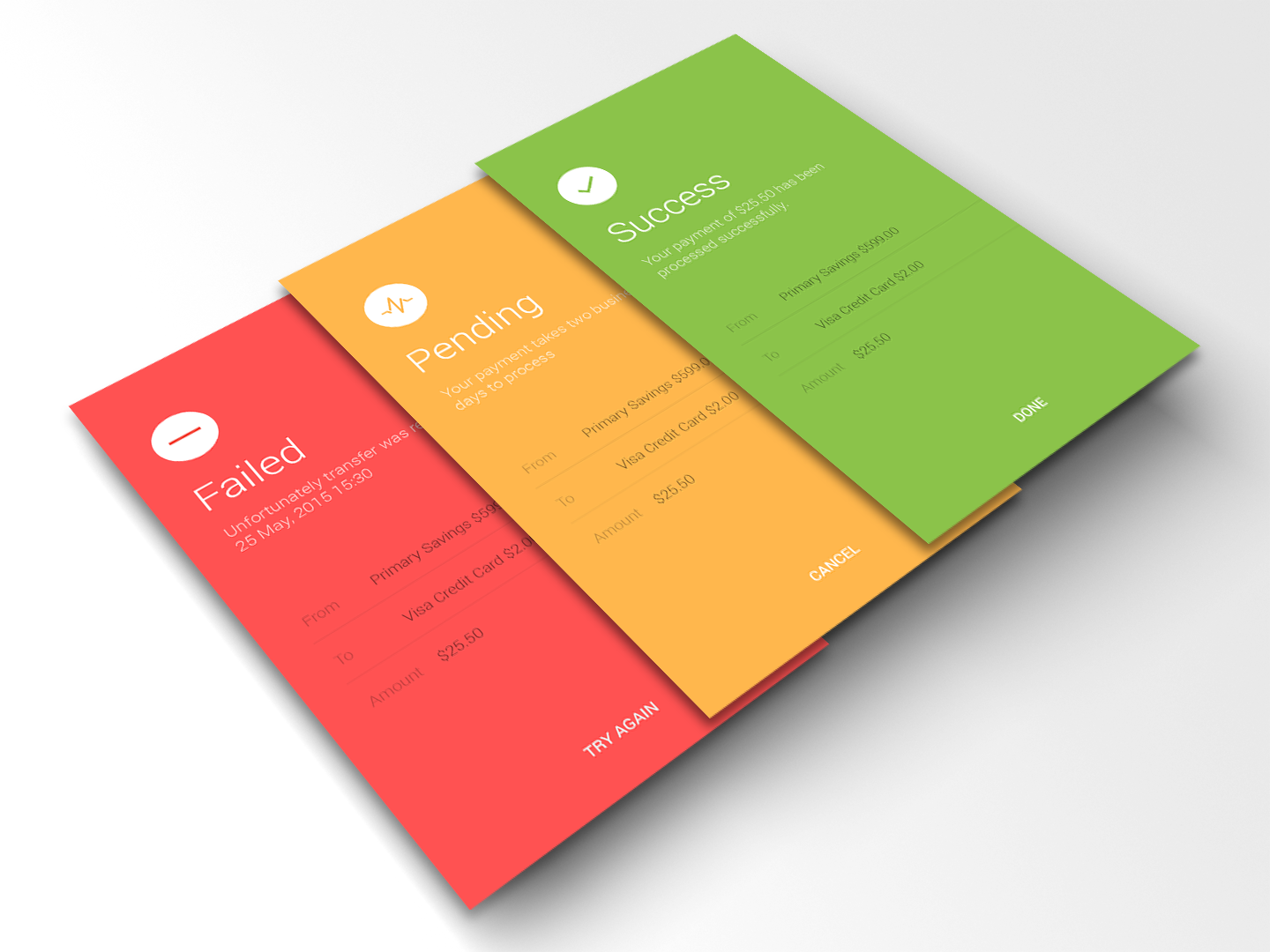 Static ui. Статус UI. Status UI.