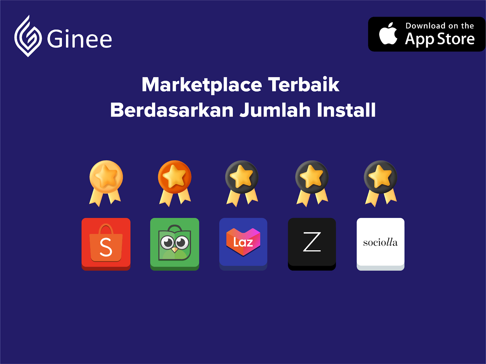 5 Top Marketplace Indonesia Q1 2022 Sumber Peluang Bisnis! - Ginee