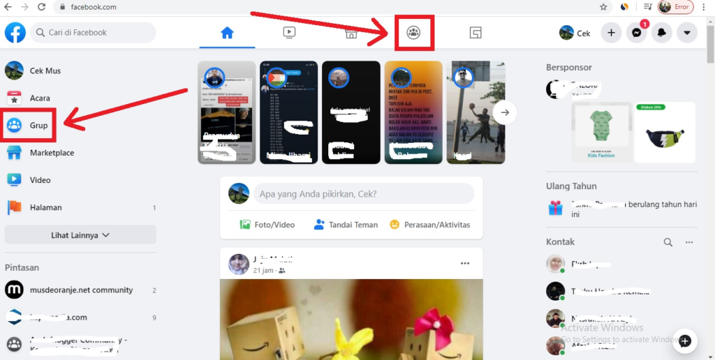 cara menghapus grup facebook dengan ui baru