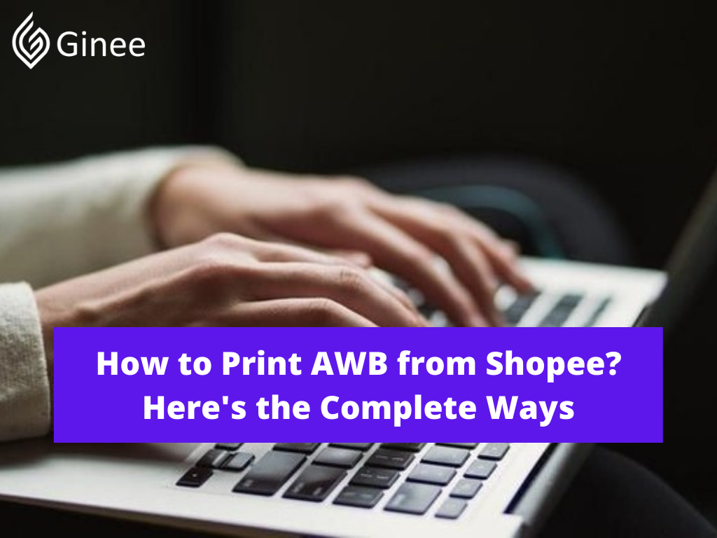 how to print awb from shopee